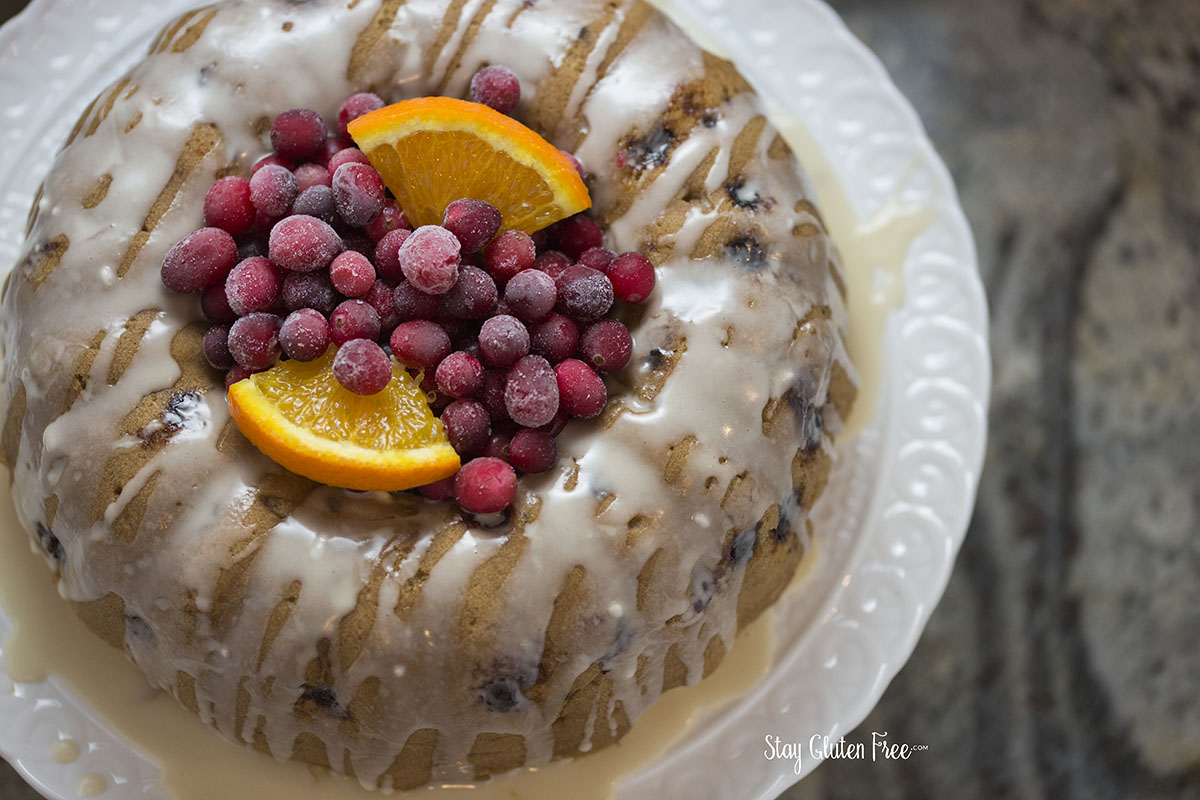 You are currently viewing Gluten Free Cranberry Orange Bundt Cake