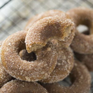 Gluten Free Apple Cider Cinnamon Donuts