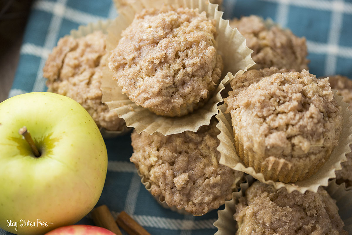 Gluten Free Apple Cinnamon muffins