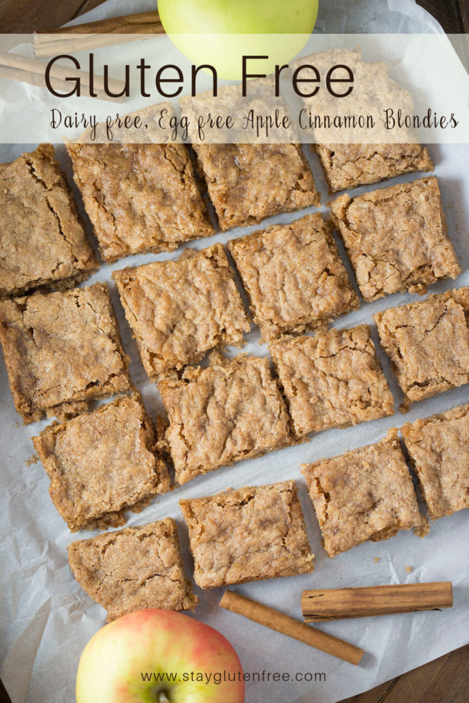 GF Apple Cinnamon Blondies