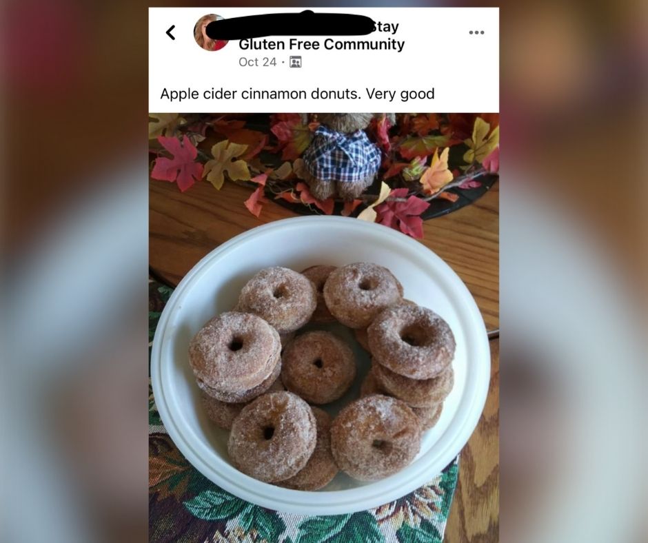 Apple Cider Cinnamon Donuts