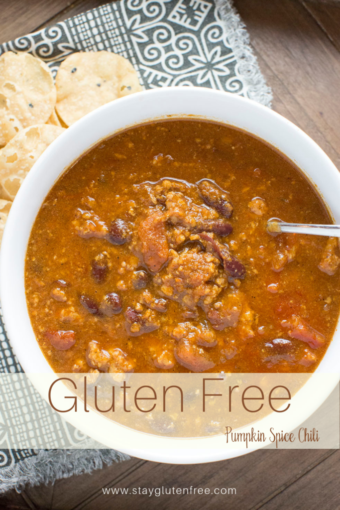 Gluten Free Pumpkin Spice Chili