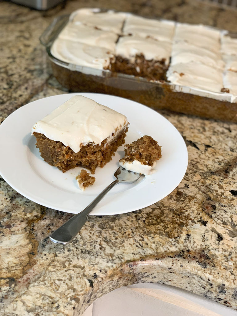 Pineapple carrot cake