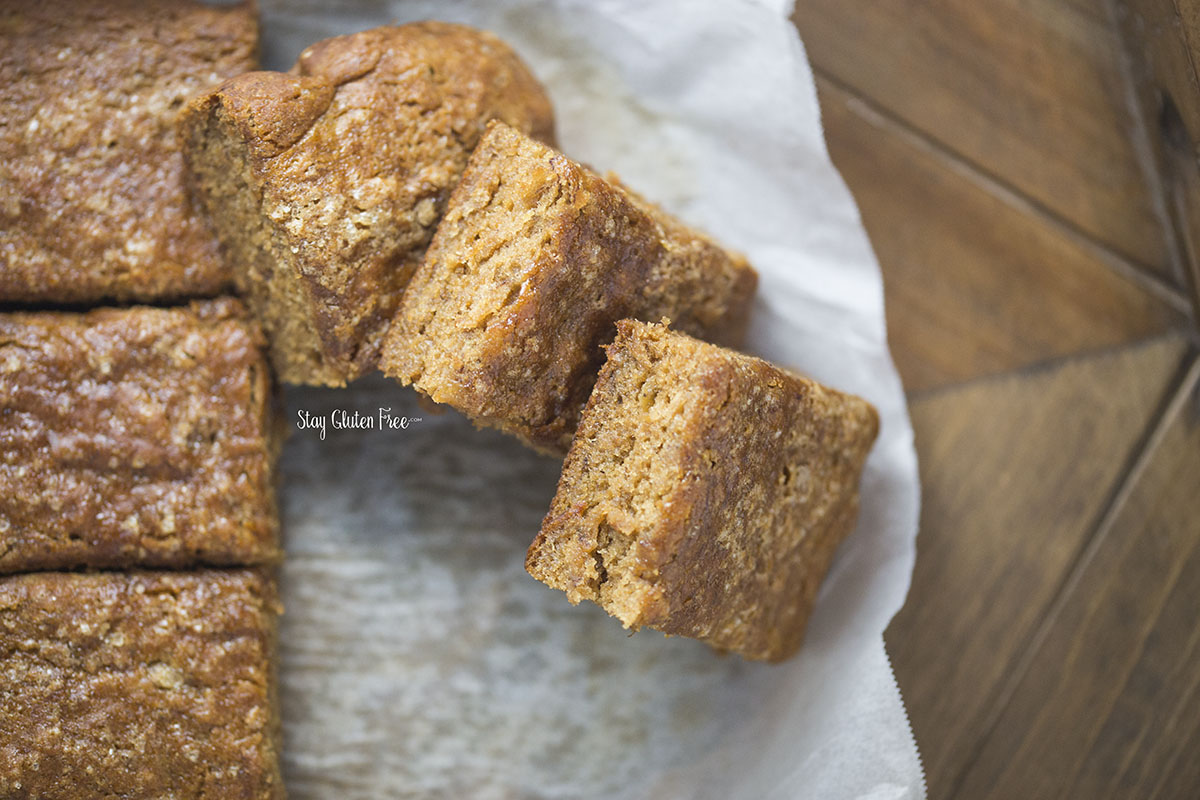 Read more about the article Gluten Free Banana Bread Squares