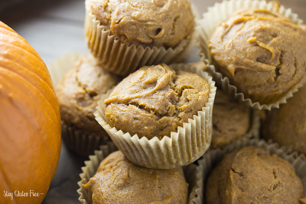 Easy gluten free pumpkin muffins