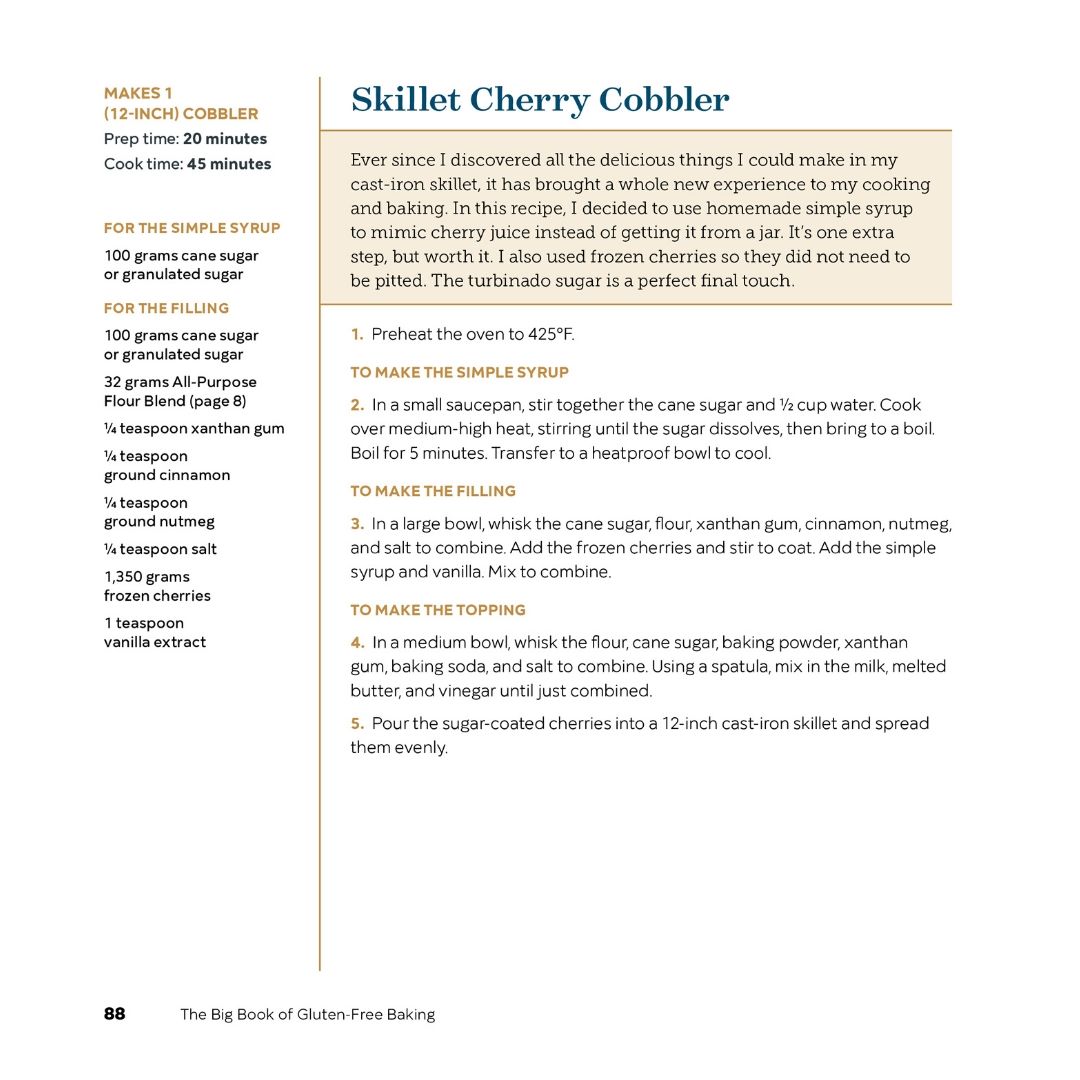 Skillet Cherry Cobbler
