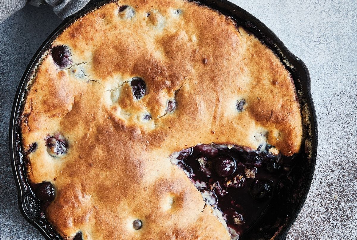 Read more about the article Skillet Cherry Cobbler