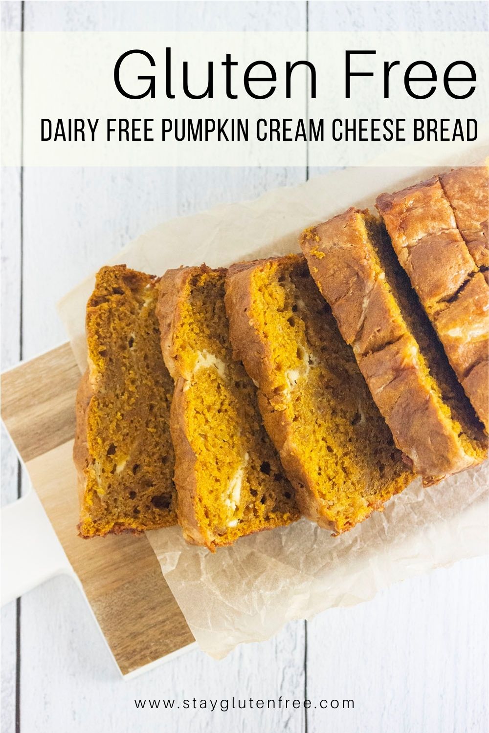 Dairy Free Pumpkin Cream Cheese Bread