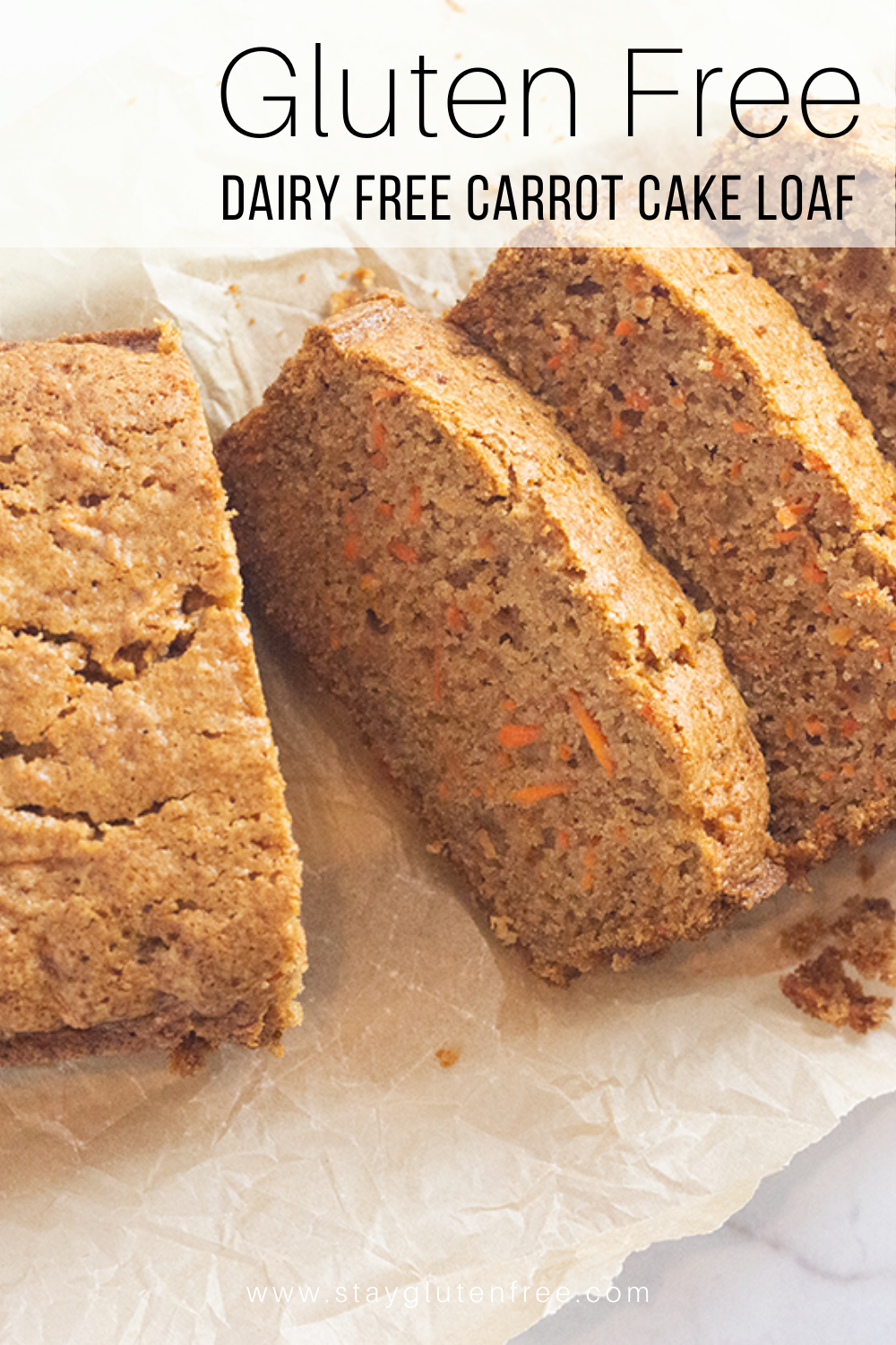 Gluten Free Carrot Cake Quick Loaf